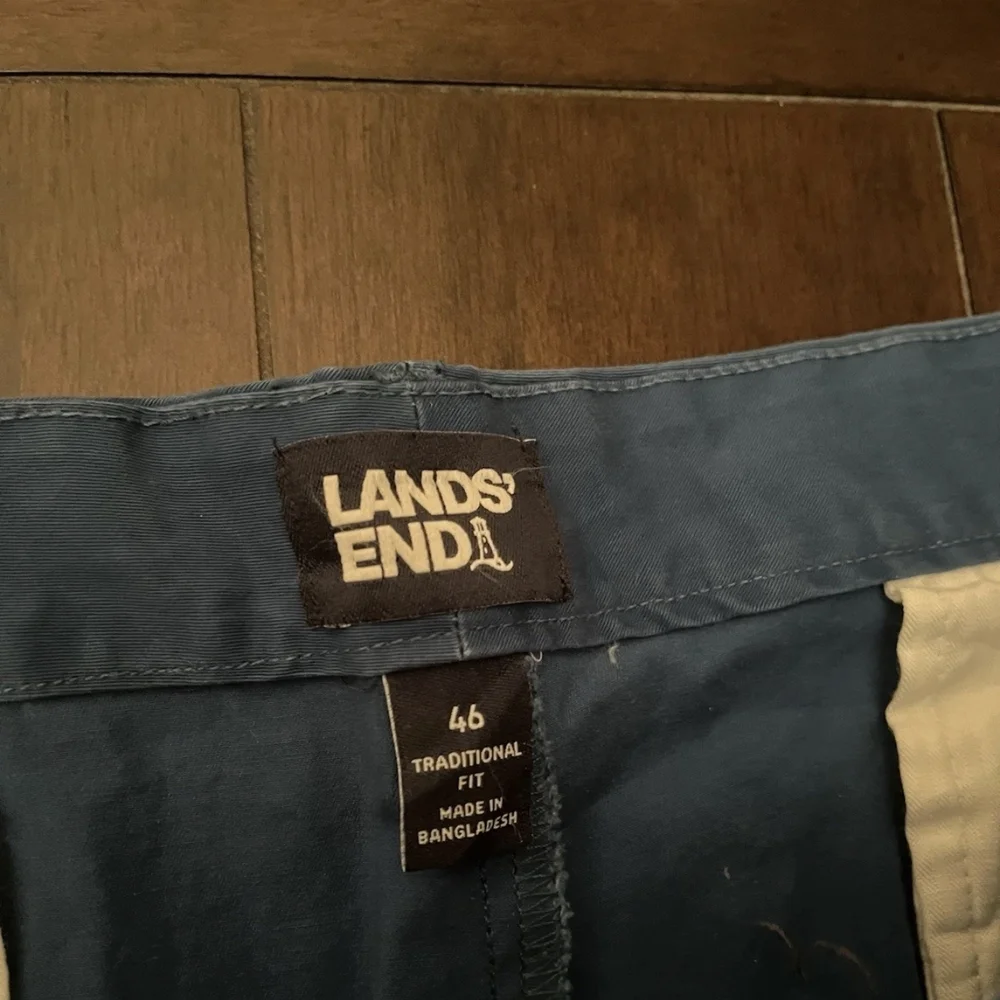 Lands'‎ End Men's Classic Blue Chinos